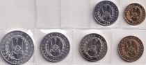 Djibouti Set of 6 Coins - 1991-1999