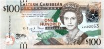 East Carribean States East Carribean States 100 Dollars Elisabeth II - Sir A. Lewis, Central Bank 2012