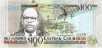 East Carribean States East Carribean States 100 Dollars Elisabeth II - Sir A. Lewis, Central Bank 2012