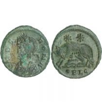 ÉDITION PRIVÉE « L\'Empire Romain » - comprenant 3 Follis (monnaies antiques)