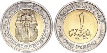 Egypt 1 Pound Tutankhamen - 2005 Bimetal