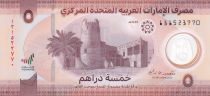 Emirats Arabes Unis 5 Dirhams - Fort d\'Ajman - Polymère - 2024