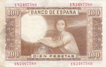 Espagne 100 Pesetas - J.R. de Torres - 07-04-1953 - Série 1N