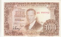 Espagne 100 Pesetas - J.R. de Torres - 07-04-1953 - Série 2E