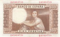 Espagne 100 Pesetas - J.R. de Torres - 07-04-1953 - Série 2J