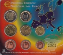 Espagne Coffret BU Euro 2002 - Alhambra de Grenade