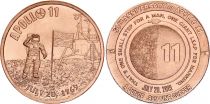 Etats Unis d\'Amérique 50th Anniversary of Apollo 11 - 1 Ounce Copper