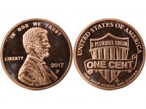 Etats Unis d\'Amérique Lincoln Head - 1 Once Cuivre