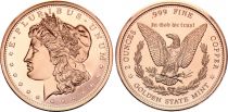 Etats Unis d\'Amérique Morgan - 2 Ounces Copper