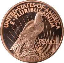 Etats Unis d\'Amérique Peace Dollar - 1 Once Cuivre