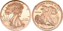 Etats Unis d\'Amérique Walking Liberty - 5 Ounces Copper