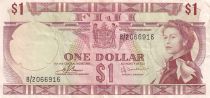 Fiji 1 Dollar - Elizabeth II - 1974 - Serial B/2