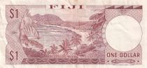Fiji 1 Dollar - Elizabeth II - 1974 - Serial B/2