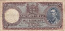 Fiji 10 Shillings - George VI - 1943 - Serial B.2