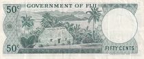 Fiji 50 Cents - Elizabeth II - 1971 - Serial A/2