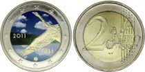 Finlande 2 Euros - Banque finlandaise - Colorisée - 2011