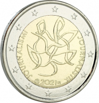 Finlande 2 Euros Commémo. BE FINLANDE 2021 - 100 ans de l\'association des journalistes