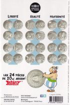 France - Monnaie de Paris 10 Euros Argent - Astérix et Obélix - Liberté - Le Cadeau de César - Agecanonix  - 2015