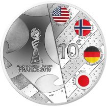 France - Monnaie de Paris 10 Euros Argent BE - Coupe du Monde Féminine FIFA - Amérique - 2019