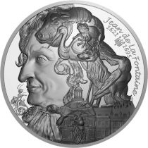 France - Monnaie de Paris 20 Euros Argent Haut Relief BE France 2021 - Jean de la Fontaine - L\'Art de la Plume 2021