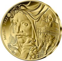 France - Monnaie de Paris 50 Euros Or BE France 2022 - Molière - L\'Art de la Plume 2022