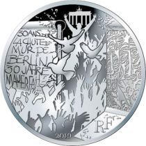 France - Monnaie de Paris CHUTE DU MUR DE BERLIN - 10 Euros Argent 2019