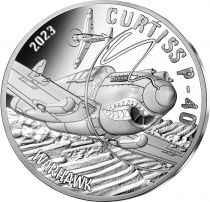 France - Monnaie de Paris Le Curtiss P-40 - 10 Euros Argent BE 2023 (MDP)