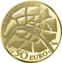 France - Monnaie de Paris Les Champs-Elysées - 50 Euros Or BE FRANCE 2020 Monnaie de Paris