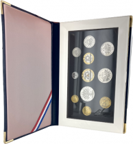 France - Monnaie de Paris LOT Coffret BU Franc et Coffret BE Franc FRANCE 2001