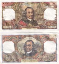 France  100 Francs - Corneille -03-06-1976 - Serial F.974