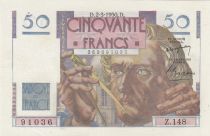 France  50 Francs - Le Verrier - 02-03-1950 - Serial Z.148