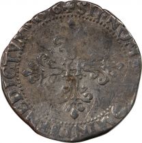 France  HENRI III - 1/2 FRANC WITH GOFFERED COLLAR 1576 A PARIS