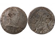 France  HENRI III - FRANC WITH FLAT COLLAR T NANTES