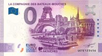 France 0 Euro Souvenir - La Compagnie des Bateaux-mouches - 2024