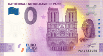 France 0 Euro Souvenir - Notre-Dame de Paris