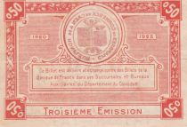 France 0.5 Franc - Honfleur and Caen Chamber of Commerce - 1920 - Serial B