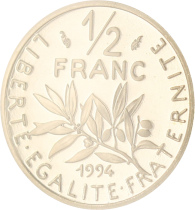 France 1/2 Franc BE Semeuse 1994 BE