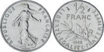 France 1/2 Franc Semeuse 1988