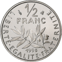 France 1/2 franc Sower - 1998 - Proof