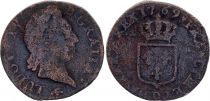 France 1/2 Sol - Louis XV with the old head - 1769 - D Lyon