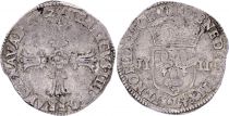 France 1/4 Ecu Henri IV -  Argent - 1602 L Bayonne