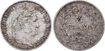 France 1/4 franc Louis Philippe I - 1836 A Paris - Silver