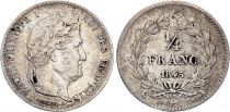 France 1/4 franc Louis Philippe I - 1845 A Paris - Argent