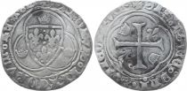 France 1 Blanc à la Couronne, Charles VII - ND (1422-1461)