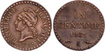 France 1 Centime Dupré - 1851 A Paris