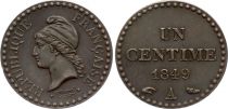 France 1 Centime Dupré - 2th Republic - 1849 A