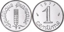 France 1 Centime Epi - 1977 - from UNC set