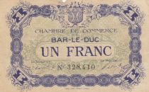 France 1 franc - Chambre de commerce de Bar-Le-Duc - 1ère émission - 1917