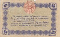 France 1 franc - Chambre de commerce de Bar-Le-Duc - 1ère émission - 1917