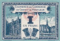 France 1 franc - Chambre de Commerce de Caen et Honfleur - 1920 - P.Neuf